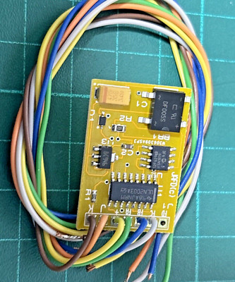 DCC DECODIFICADOR DE FUNCIONES ILUMINACIÓN MODELISMO FERROVIARIO H0 Z N