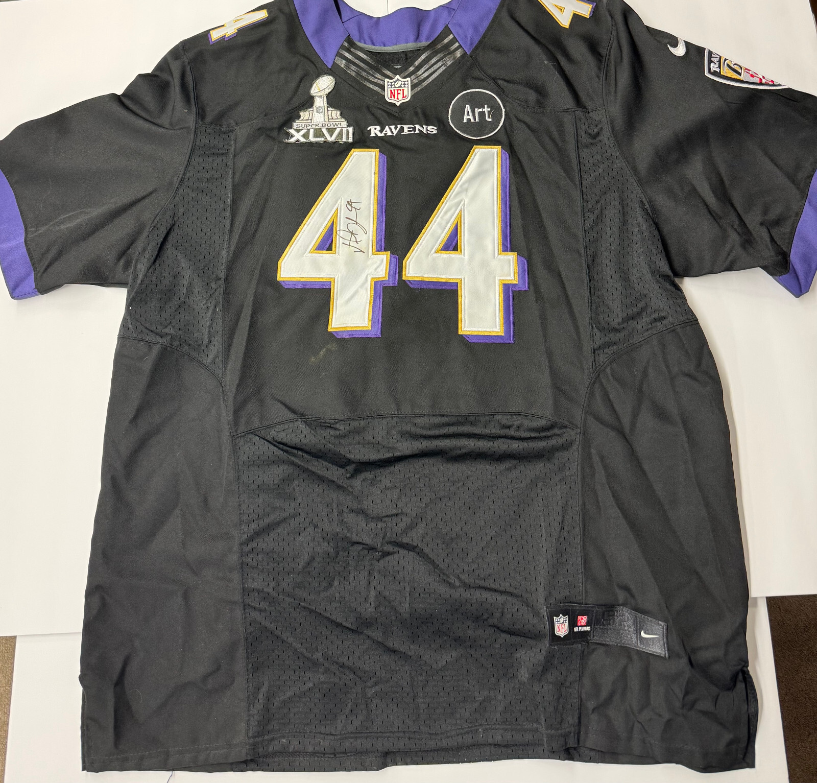 Baltimore Ravens LEACH #44 Jersey (Not Authenticated Signature