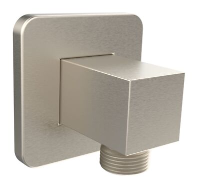 Wall Supply Elbow with Flange Tapered 1/2 NPT Female Inlet Solid Brass Wall U...
