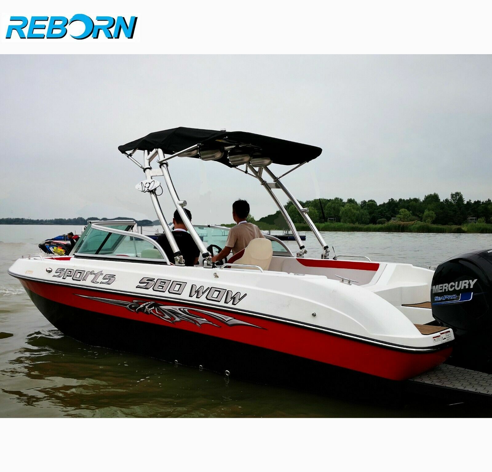 Reborn Launch Forward-facing Wakeboard Tower Polished W