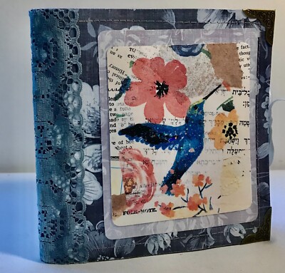 Junk Journal Handmade With pockets belly bands tucks journal cards tags
