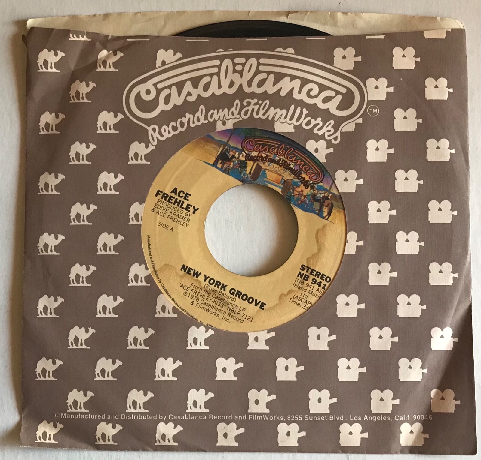 ACE FREHLEYレコード　輸入盤 Ace Frehley – New York Groove – Vinyl (7