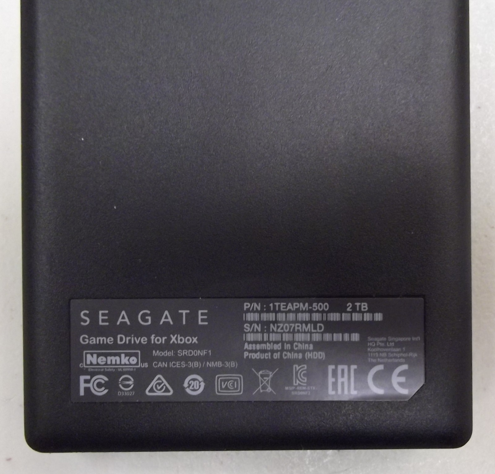 Seagate 2TB USB Game Drive for XBOX