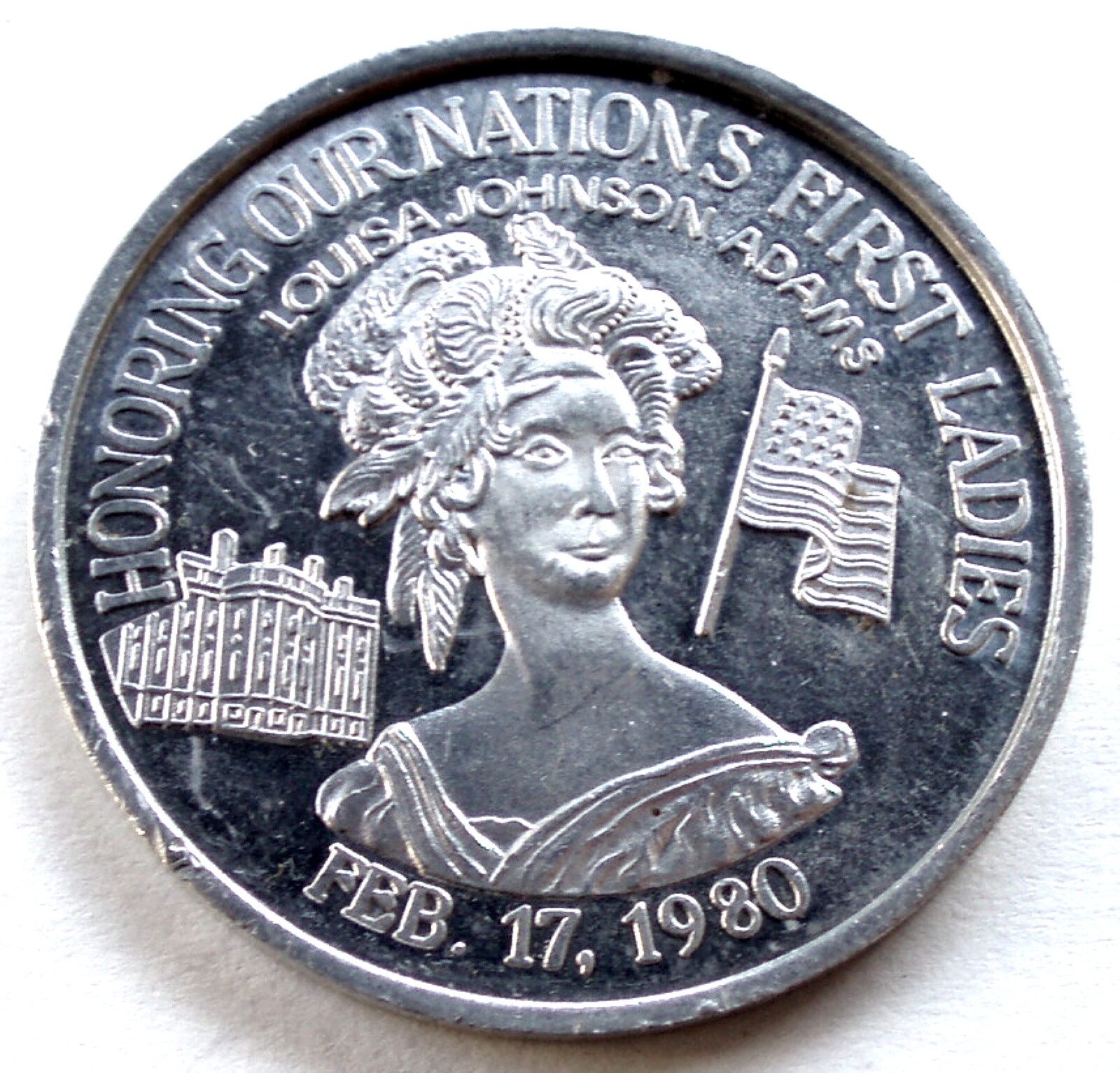 US NEW ORLEANS MARDI GRAS 1980 Token 39mm 5g Aluminum. ZZ3.5