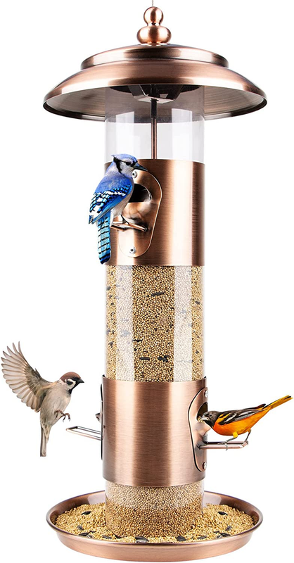 Panorama Wild Bird Feeders Weather Proof Hanging Tube 3 Lbs 