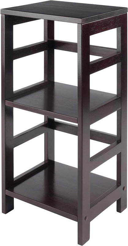 Winsome Leo Model Name Shelving, Tall, Espresso