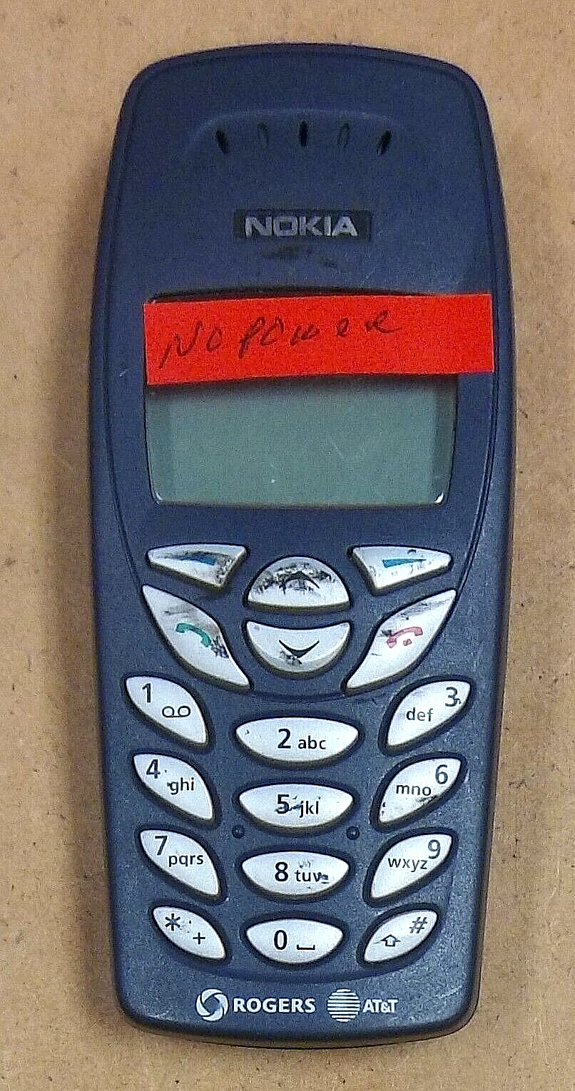 Nokia 1220 - Blue and Silver ( Rogers / AT&T ) Very Rare