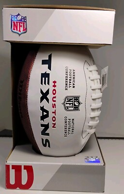 Houston Texans NFL New Official Wilson Football/Autographed #71 Tytus Howard 