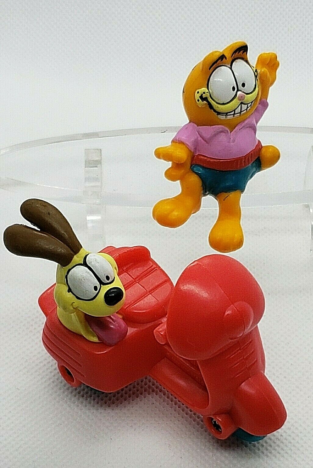 Vintage 1988 Garfield & Odie Riding on a Scooter - McDonalds