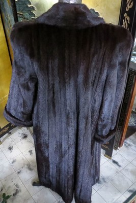 Black Mink Fur Coat Full Length, Shiny, Soft, SIMPLY STUNNING!!! EMBRY'S