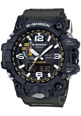 Pre-owned G-shock Casio  Mudmaster Gwg-1000-1a3jf Black Men's Watch With Box