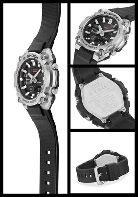 Pre-owned Casio G-shock Gst-b600-1ajf G-steel Solar Mobile Bluetooth Link Wrist Watch Men
