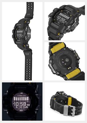 Pre-owned Casio G-shock Gpr-h1000-1jr Rangeman Master Of Bluetooth Gps Men Watch