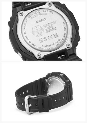 Pre-owned Casio G-shock Ga-b2100cy-1ajf Caution Yellow Limited Men Watch Black Resin Band
