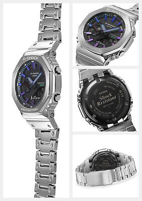Pre-owned G-shock Casio  Gm B2100pc 1ajf Indexes Are Blue-purple Gradation Wristwatch