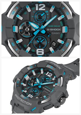 Pre-owned Casio G-shock Men Watch Gr-b300-8a2jf Gravitymaster Master Of Air Bluetooth