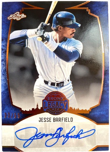2024 Leaf a Bronx Legacy - Jesse Barfield #BA-JB1