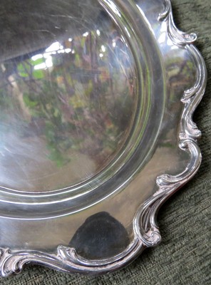 VINTAGE WEBSTER WILCOX INTERNATIONAL SILVER CO *JOANNE* #7229 DRESSER TRAY