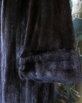 Black Mink Fur Coat Full Length, Shiny, Soft, SIMPLY STUNNING!!! EMBRY'S