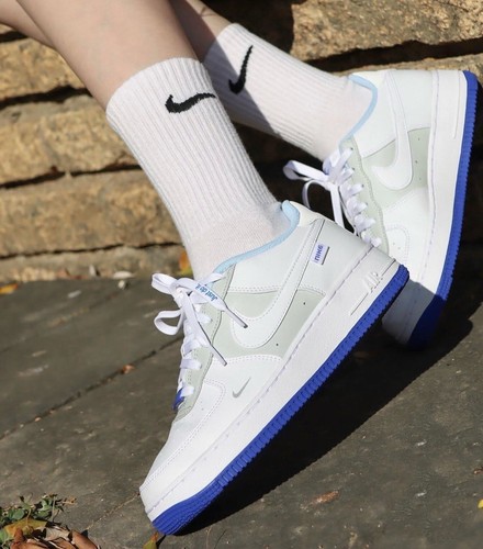 GS Size 4.5/6W-Nike Air Force 1 Low LV8 Photon Dust Blue GS Size 4.5/6W-Nike Air Force 1 Low LV8 Photon Dust Blue