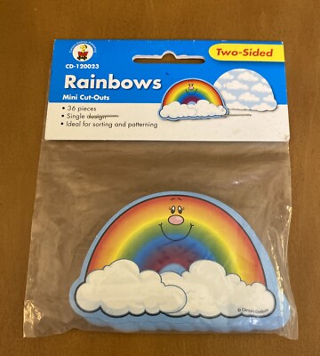 Carson Dellosa Mini Cut-outs Rainbows CD120023