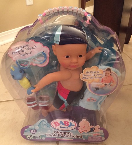mommy look i can swim baby born