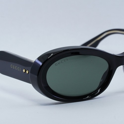 Pre-owned Gucci Gg1527s 001 Black/grey 54-17-145 Sunglasses In Gray