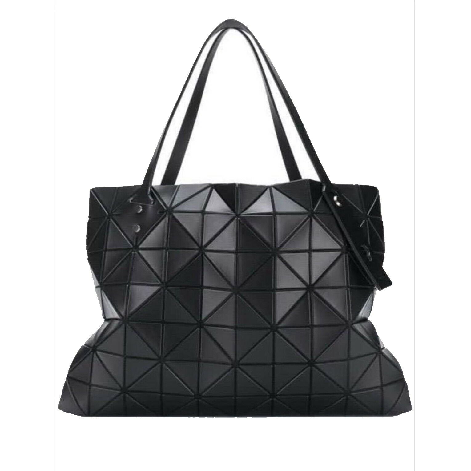 Bao Bao Issey Miyake Lock Mat Tote Bag Black Matte Bb63 Bao Bao Issey Miyake Lock Mat Tote Bag Black Matte Bb63