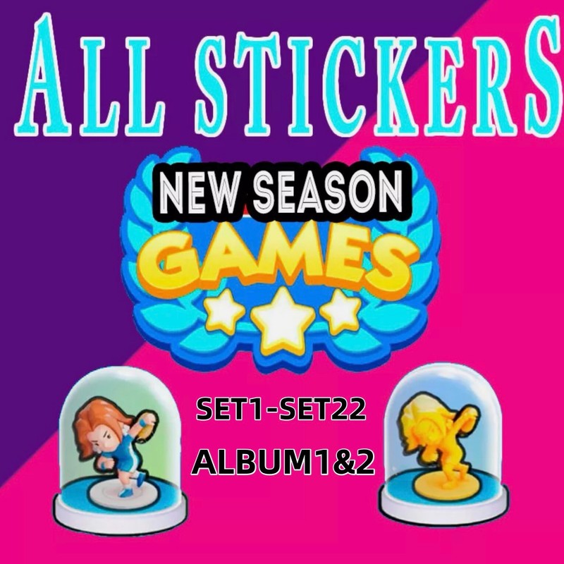 Monopoly Stickers Go 1⭐- 5⭐ (All Stickers Available) CHEAPEST🔥SUPER FAST⚡24/7