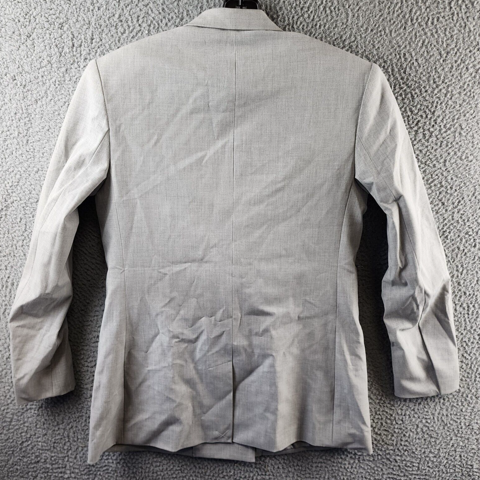 SER.O.YA Natasha Wool Blend Blazer Women's XS Silver Side Pockets Long Sleeves - Picture 12 of 14