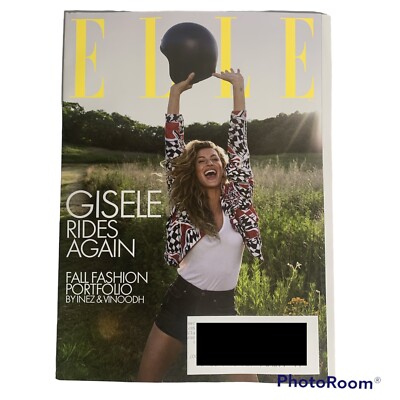 Elle Magazine October 2022 Gisele Rides Again Fall Fashion Portfolio