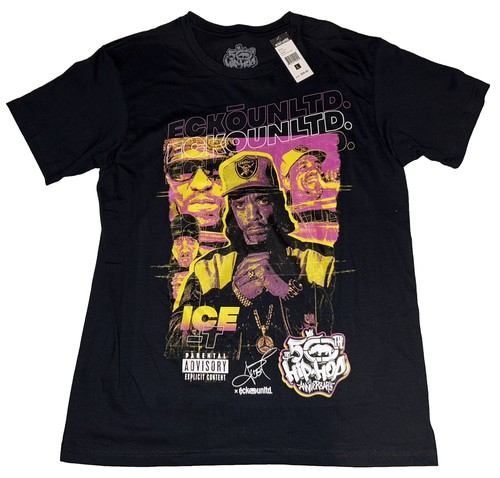 【KOOLOSET】Premium New York Hip Hop Tee Ecko Unltd X Ice T 50th Anniversary Hip Hop T Shirt Men's