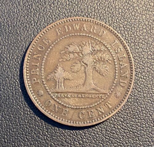 Canada Prince Edward Island Copper Penny 1 Cent, 1871  -  NICE GRADE!