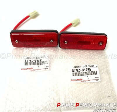 Toyota Land Cruiser FJ60 81-90 Rear Side Marker Light Set