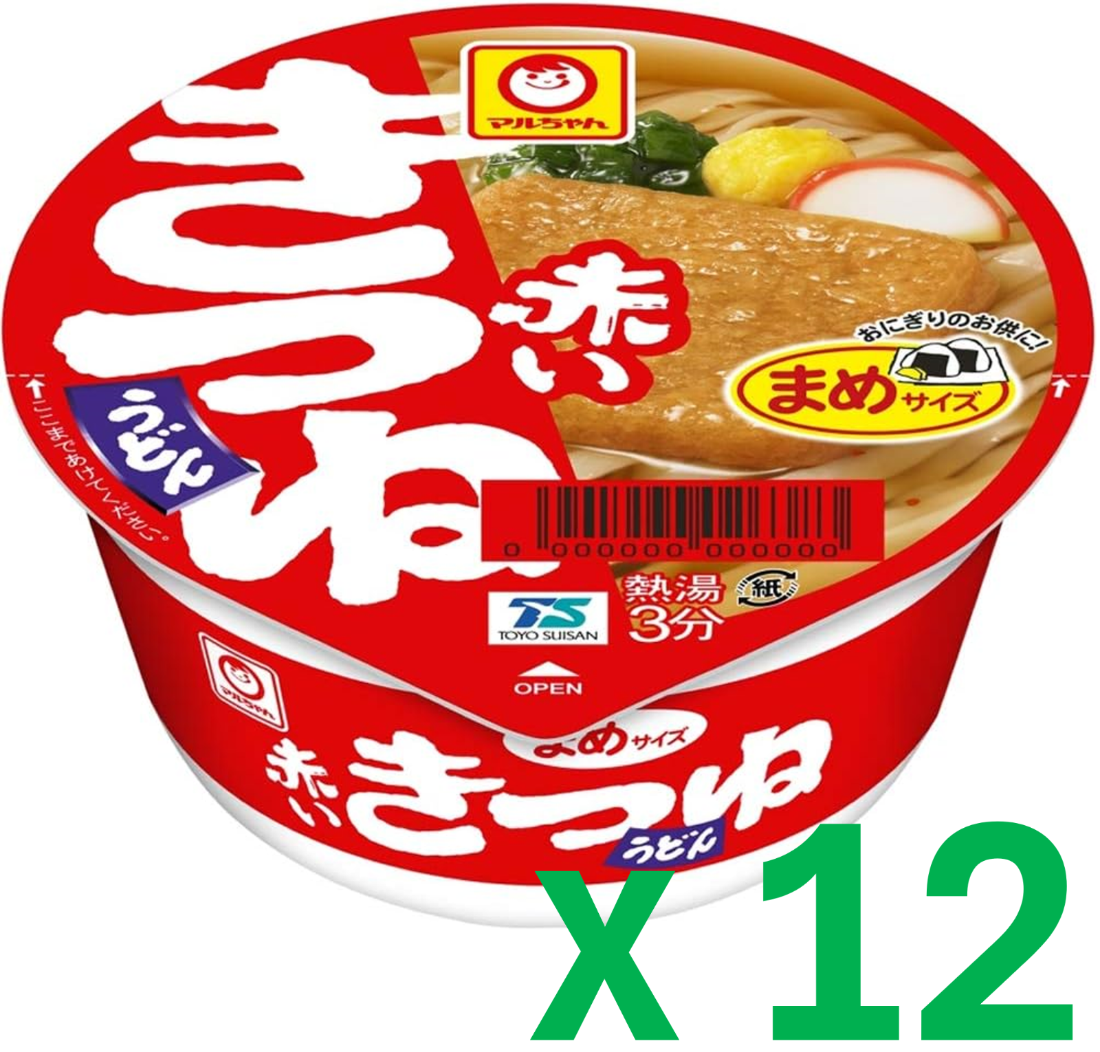 Maruchan Akai Kitsune Udon ( Red Fox ) 12 pieces from Japan