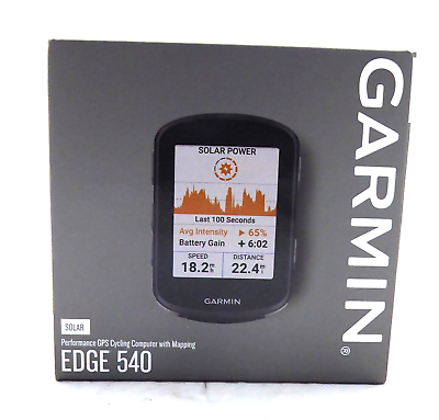 Garmin Edge 540 Solar GPS Cycling Computer with Advanced Navigation