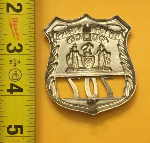 NYPD Transit New York City Subway Cop Badge