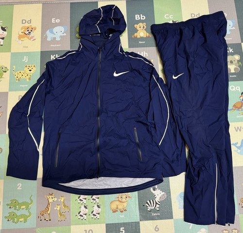 Nike Storm-Fit Pro Elite Rain Jacket & Pant Set Mens Sz XL
