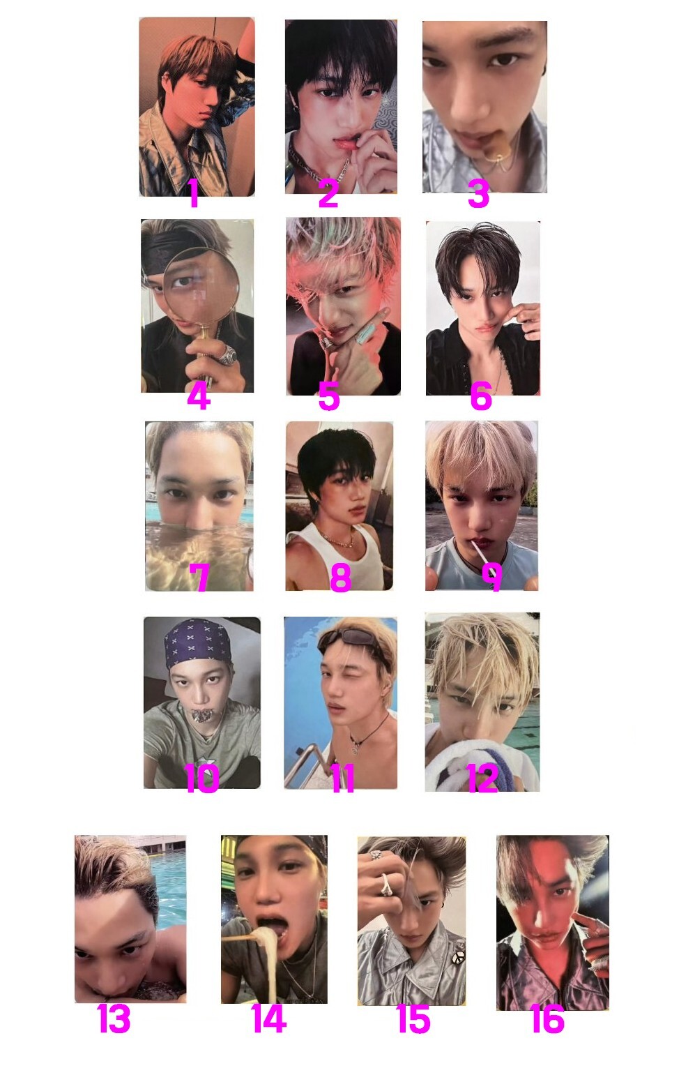 EXO KAI - Album Wait On Me Official Photocard BOOK SLEEVE