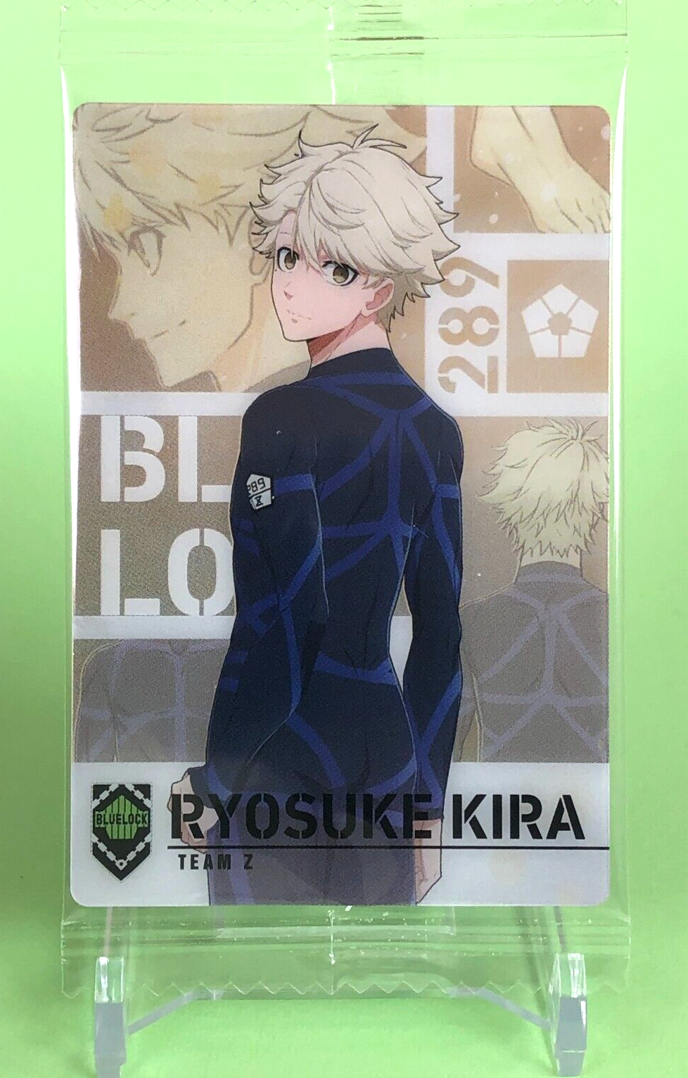 Ryosuke Kira Team Z Blue Lock Wafer Card N1-05 BANDAI