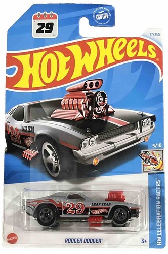 トレジャーハント HotWheel ROCKET Rodger Dodger Hot Wheels Celebration Racers Roger Dodger, Gray 29 Leap