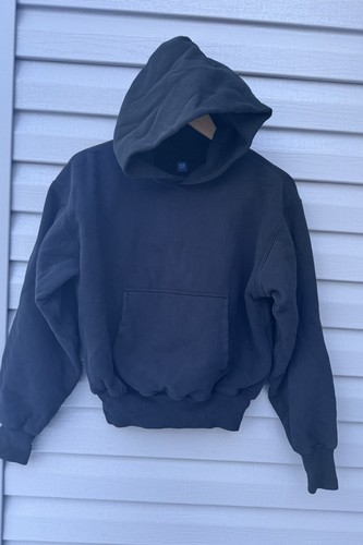 【Yeezy】 YZY Pullover Hoodie Black Yeezy Gap Full Zip Sweatshirt Hoodie Black Unreleased Season