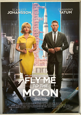 Cinema Poster: FLY ME TO THE MOON 2024 (1sh) Scarlett Johansson Channing Tatum