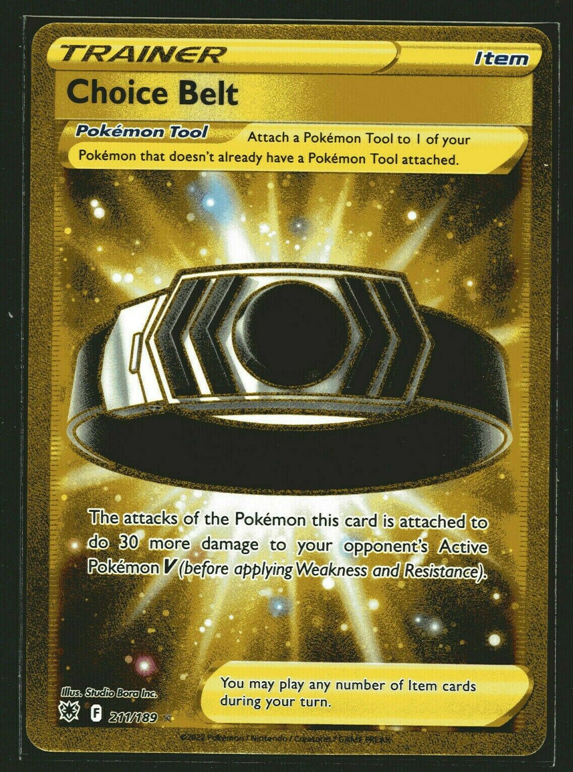 Choice Belt 211/189 | Astral Radiance Pre Release | GOLD Choice Belt 211/189 | Astral Radiance Pre Release | GOLD