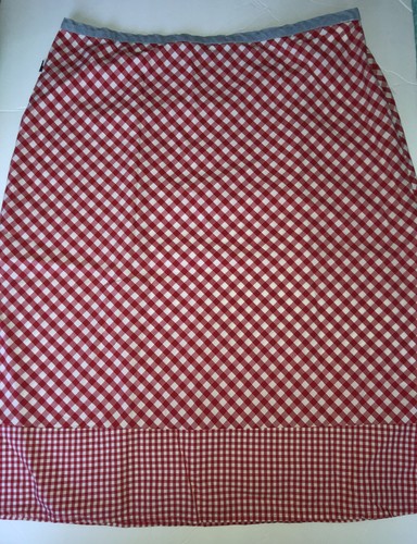 Tシャツ・カットソー DAKS Mini Zipper PouchGINGHAM CLASSICBrown Gingham Check PVC Tommy Jeans Hilfiger Red White Gingham Size 6 7 Flat Front