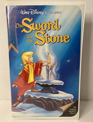 Walt Disney Vintage The Sword In The Stone VHS Black Diamond