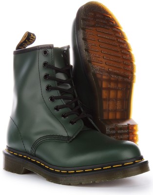 Pre-owned Dr. Martens Dr Martens 1460 Green Green 8 Hole Boot Inmens Boot Green Size Us 6 - 13