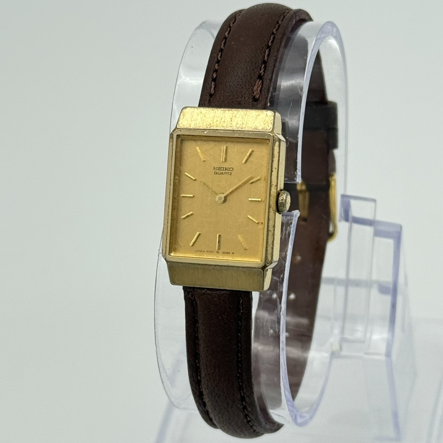 SEIKO クォーツ 腕時計 ゴールド　オールド ◼️【希少】SEIKO オールドクォーツ 腕時計 シルバー ゴールド