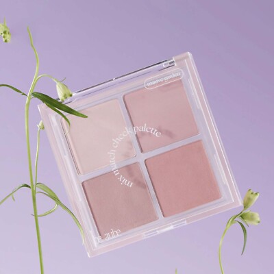BE AUBE Mix Match Cheek Palette 12.2g 2colors By Inbora Mute Garden Collection