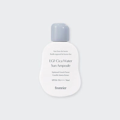 FROMRIER EGF Cica Water Sun Ampoule 56ml SPF50+ PA++++ renewal Vegan K-Beauty